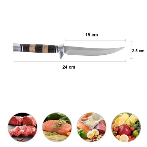 Cutit universal, DEPOX®, Solid Wood, 28 cm, Lemn [4]