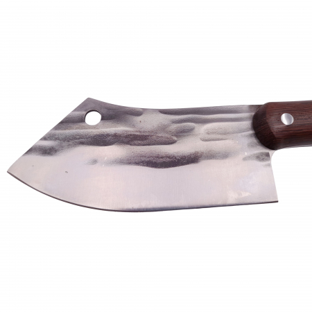 Cutitul bucatarului IdeallStore®, lucrat manual, Japan Tamashi, 25 cm, otel inoxidabil, 220 g, maro, teaca piele inclusa [3]