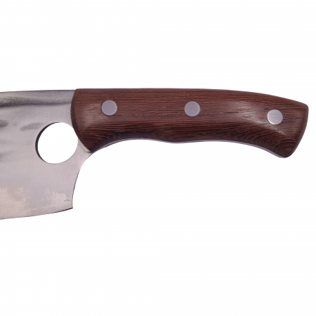 Cutitul bucatarului IdeallStore®, lucrat manual, Spiritual Blade, 28 cm, otel inoxidabil, 300 g, maro [2]