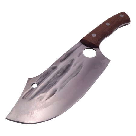 Cutitul bucatarului IdeallStore®, lucrat manual, Spiritual Blade, 28 cm, otel inoxidabil, 300 g, maro [1]