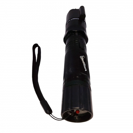 Electrosoc autoaparare cu laser IdeallStore®, Defence Master, lanterna, 12.000.000 V, negru [3]