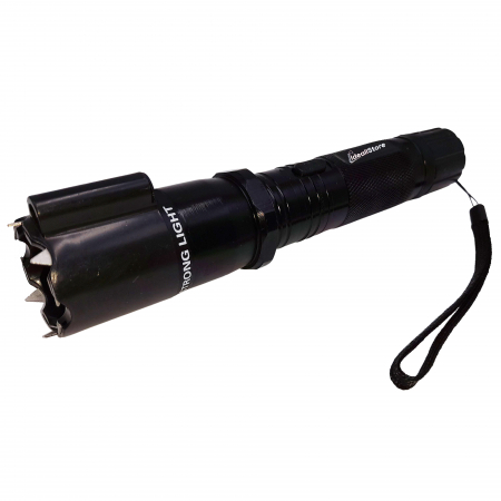 SPORT & TIMP LIBER - Electrosoc autoaparare cu laser IdeallStore®, Defence Master, lanterna, 12.000.000 V, negru