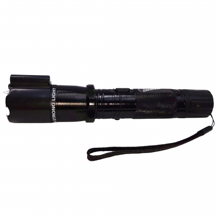 Electrosoc autoaparare cu laser IdeallStore®, Defence Master, lanterna, 12.000.000 V, negru [1]