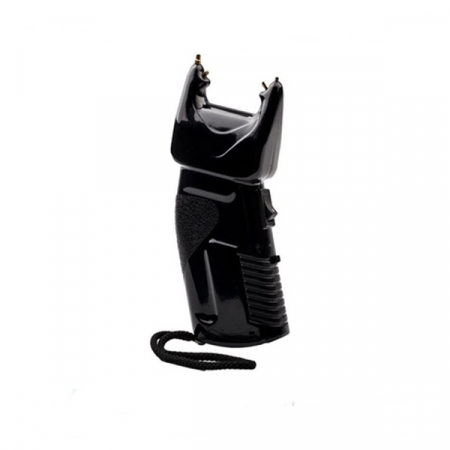 Electrosoc - Electrosoc cu spray lacrimogen 2 in 1, IdeallStore®, 200.000 V, Negru