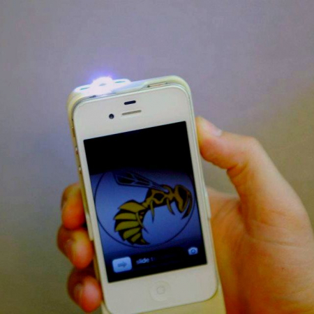 Electrosoc tip telefon, model Iphone 4s, alb [2]
