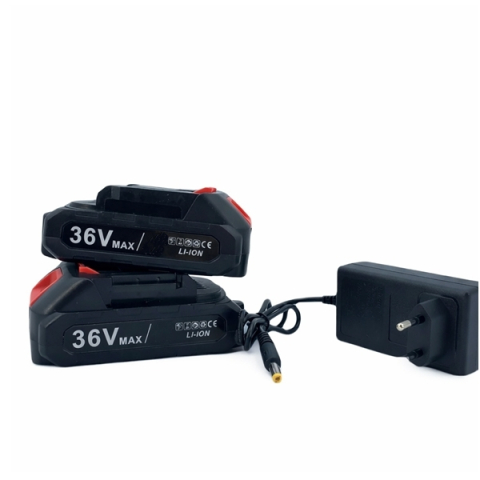 Fierăstrău mini cu lanț, 36V, DEPOX®, 2 acumulatori, 2 lanțuri, LED, negru/galben [3]