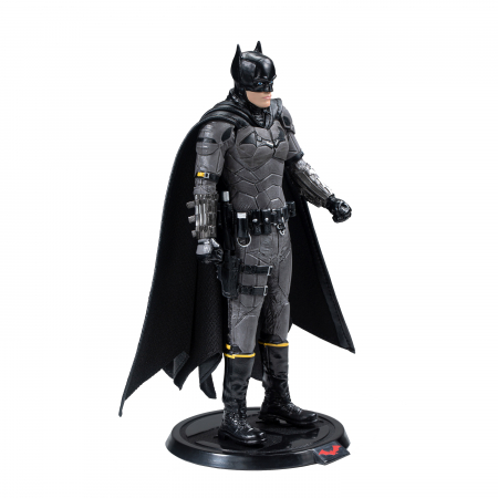 Figurina articulata de colectie Batman, Dark Vengeance, 18 cm, gri, stativ inclus [2]