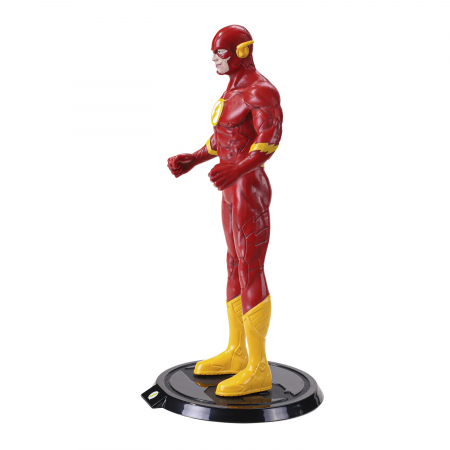 Figurina articulata de colectie The Flash, Fastest Man Alive, 18 cm, rosu, stativ inclus [2]