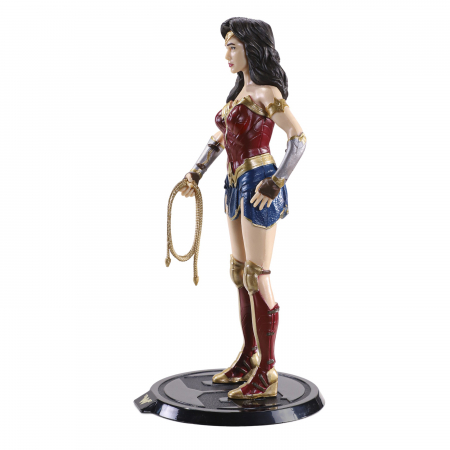 Figurina articulata de colectie Wonder Woman, Amazonian Princess, 18 cm, rosu, stativ inclus [3]