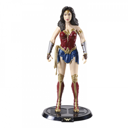 Figurina articulata de colectie Wonder Woman, Amazonian Princess, 18 cm, rosu, stativ inclus [2]