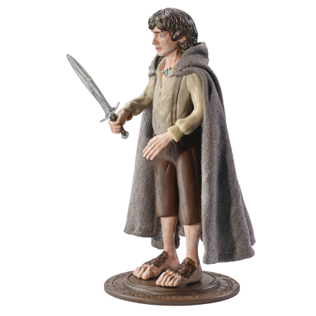 Figurina articulata Frodo IdeallStore®, Ring Bearer, editie de colectie, 18 cm, stativ inclus [2]