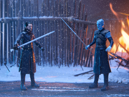 Figurina articulata Game of Thrones IdeallStore®, Night King, editie de colectie, 19 cm, stativ inclus [6]