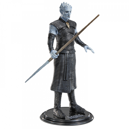 Figurina articulata Game of Thrones IdeallStore®, Night King, editie de colectie, 19 cm, stativ inclus [3]