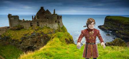 Figurina articulata Game of Thrones IdeallStore®, Tyrion Lannister, editie de colectie, 14.5 cm, stativ inclus [6]