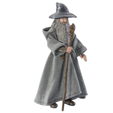 Figurina articulata Gandalf IdeallStore®, Grey Mithrandir, editie de colectie, 18 cm, stativ inclus [1]