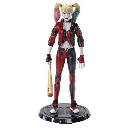 Figurina articulata Harley Quinn IdeallStore®, Twisted Psychiatrist, 18 cm, stativ inclus [0]