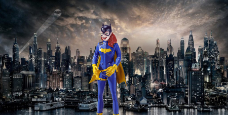 Figurina articulata IdeallStore®, Brave Batgirl, editie de colectie, 19 cm, stativ inclus [6]