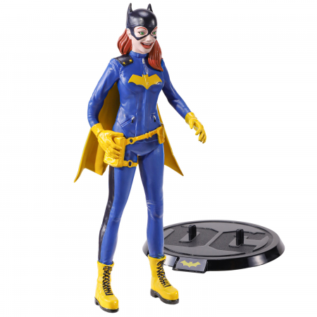 Figurina articulata IdeallStore®, Brave Batgirl, editie de colectie, 19 cm, stativ inclus [1]