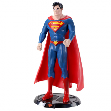 UNIVERSUL COPIILOR - Figurina articulata IdeallStore®, Superman Man of Steel, editie de colectie, 18 cm, stativ inclus