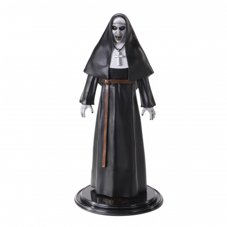 Figurine si masinute duble - Figurina articulata IdeallStore®, Valak The Nun, editie de colectie, 17 cm, stativ inclus