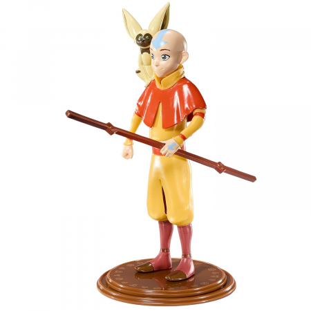 Figurina articulata The Avatar IdeallStore®, Mighty Aang, editie de colectie, 18 cm, stativ inclus [2]