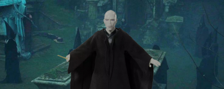 Figurina articulata Voldemort IdeallStore®, Dark Lord, editie de colectie, 18 cm, stativ inclus [2]