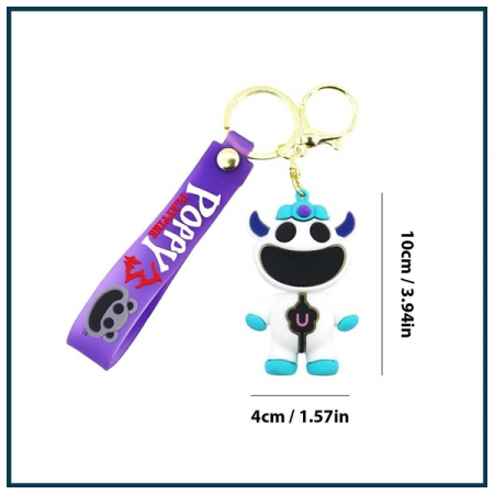Figurina breloc, IdeallStore®, The Smiling Critters,Plastic cauciucat, 10 cm [2]