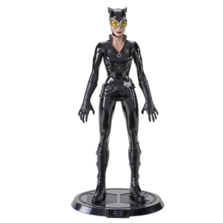 UNIVERSUL COPIILOR - Figurina Catwoman articulata IdeallStore®, Purrr Mistress, editie de colectie, 18 cm, stativ inclus