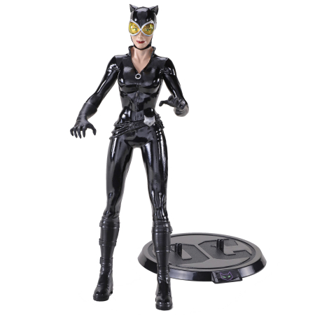 Figurina Catwoman articulata IdeallStore®, Purrr Mistress, editie de colectie, 18 cm, stativ inclus [1]