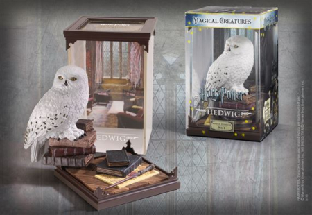 Figurina de colectie IdeallStore®, Amazing Hedwig, 16 cm, suport sticla inclus [2]