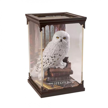 UNIVERSUL COPIILOR - Figurina de colectie IdeallStore®, Amazing Hedwig, 16 cm, suport sticla inclus
