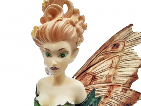 Figurina decorativa IdeallStore®, Zana Focului, rasina, 17 cm, verde [6]