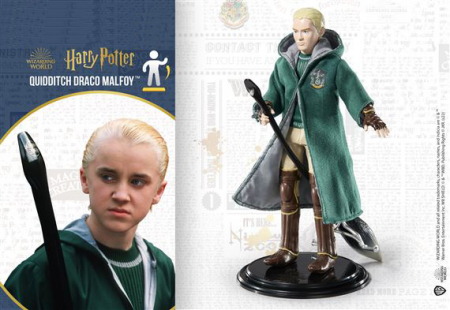 Figurina Draco Malfoy articulata IdeallStore®, Quidditch Seeker, editie de colectie, 18 cm, stativ inclus [5]