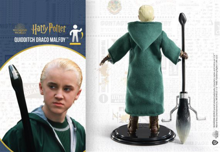 Figurina Draco Malfoy articulata IdeallStore®, Quidditch Seeker, editie de colectie, 18 cm, stativ inclus [6]