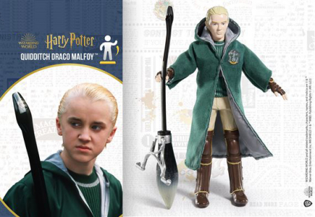 Figurina Draco Malfoy articulata IdeallStore®, Quidditch Seeker, editie de colectie, 18 cm, stativ inclus [2]