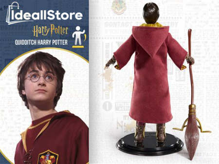 Figurina Harry Potter articulata IdeallStore®, Quidditch Seeker, editie de colectie, 18 cm, stativ inclus [5]