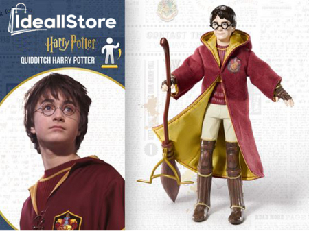 Figurina Harry Potter articulata IdeallStore®, Quidditch Seeker, editie de colectie, 18 cm, stativ inclus [2]