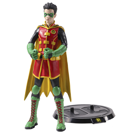 Figurina Robin articulata IdeallStore®, Boy Wonder, editie de colectie, 17 cm, stativ inclus [1]