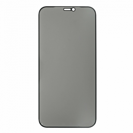 Baterii telefoane - Folie de sticla securizata IdeallStore® pentru protectie compatibila iPhone 12/12 PRO, 3D, Anti-spy, neagra, acoperire full-cover