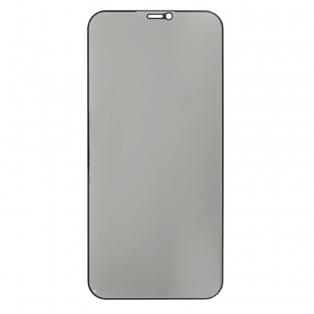 Baterii telefoane - Folie de sticla securizata IdeallStore® pentru protectie compatibila iPhone 12 Pro Max, 3D, Anti-spy, neagra, acoperire full-cover