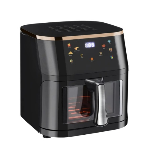 Electrocasnice - Friteuza cu Aer Cald 10L, Fereastra Vizuala si Ecran Tactil Inteligent, 2400 W