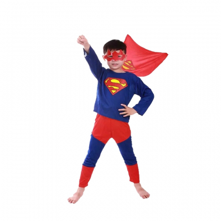 Costume si seturi pentru copii - Costum Superman pentru copii, albastru, 100-110 cm, 3-5 ani