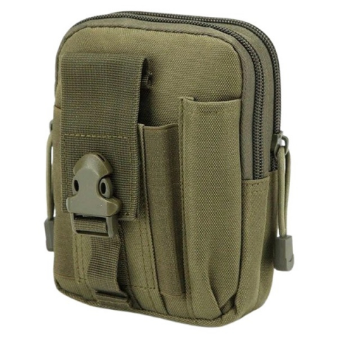 Geanta tactica militara, poliester, capacitate 1 l, 18 cm, verde [2]