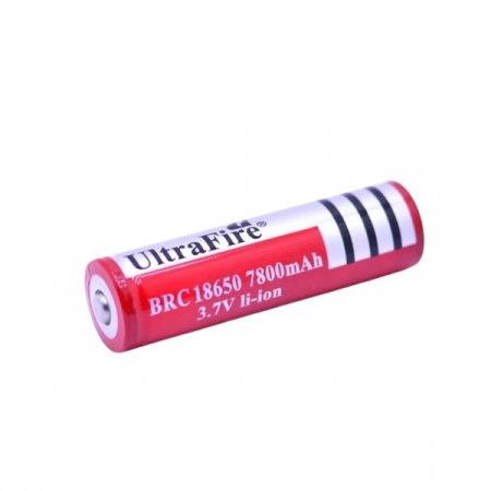 Baterii si acumulatori - Acumulator GH 18650, 7800 mAh, 3.7 V, Li-ion, rosu