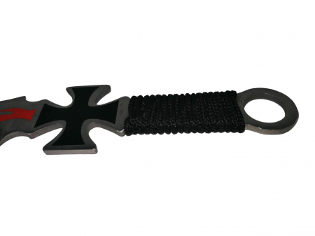 Set trei cutite de aruncat IdeallStore®, Cross Fury, otel inoxidabil, 19 cm [3]