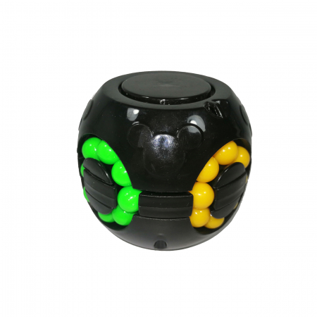 UNIVERSUL COPIILOR - Jucarie antistres, bila Rubik, plastic, negru