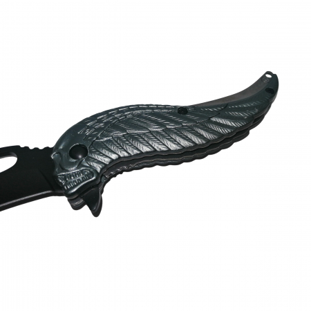 Briceag de buzunar IdeallStore®, Wind Ghost, otel inoxidabil, argintiu, 17.5 cm [1]