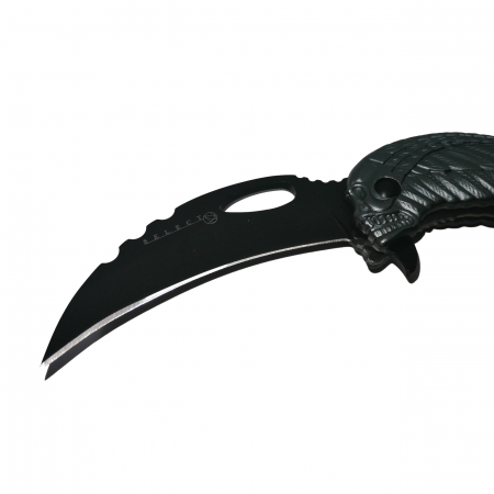 Briceag de buzunar IdeallStore®, Wind Ghost, otel inoxidabil, argintiu, 17.5 cm [2]