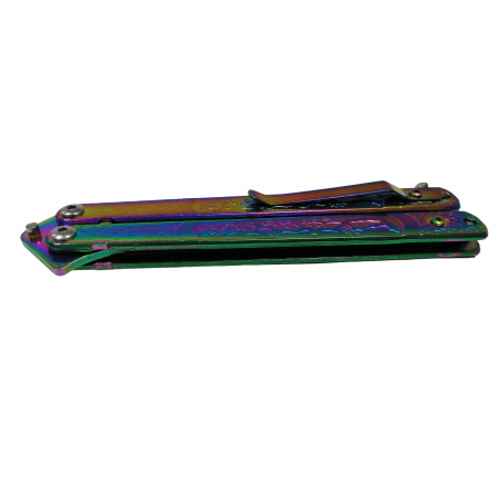 Briceag fluture, Tree of Life, otel inoxidabil, multicolor, 21.5 cm [4]
