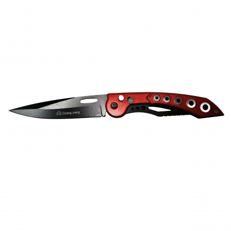 SPORT & TIMP LIBER - Briceag de buzunar IdeallStore®, Stainless Path, otel inoxidabi, 22 cm, rosu